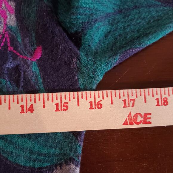 White Stuff Embroidered Floral Knit Wool Cashmere Sweater Midi Dress Size 10 - Picture 10 of 11